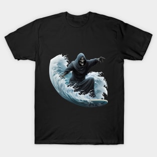 Grim Reaper Surfing T-Shirt